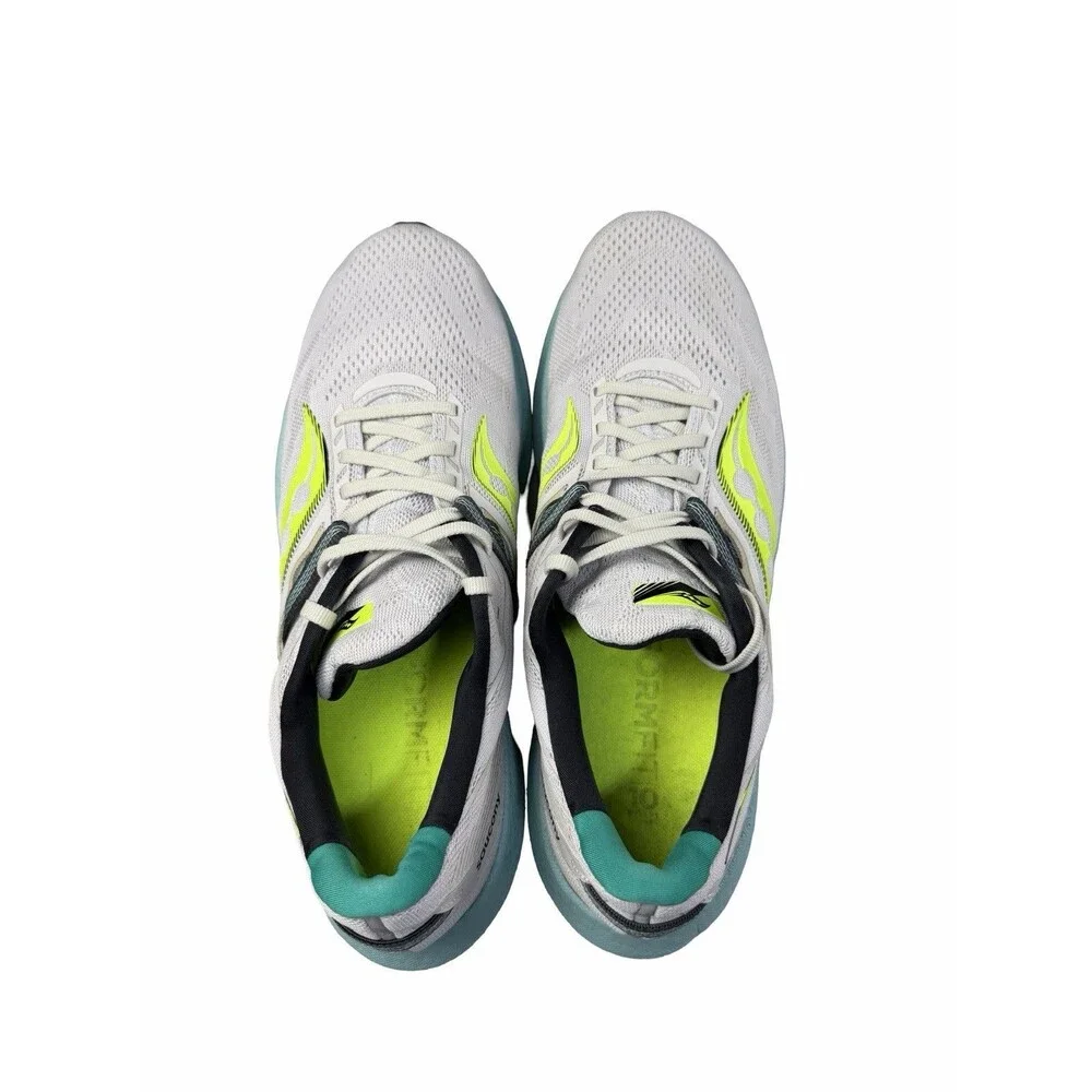 Saucony Triumph 20 Fog Mineral Running Shoes Men's Size 11.5 Sneakers Athletic